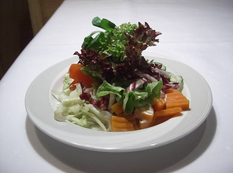 Colourful salad as a side dish Colourful salad as a side dish